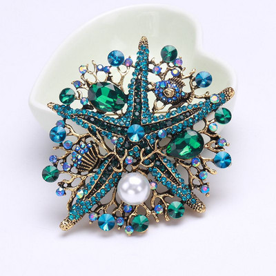 RUI JIA DUSK zīmola klasiska kristāla rhinestones liela margrietiņa ziedu sakta sieviešu jaka vai kāzu rotaslietas