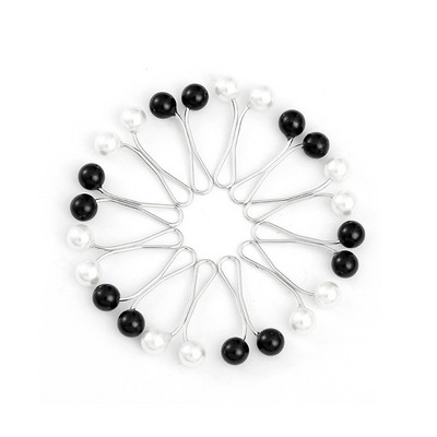 Jednostavna šarena biserna igla u obliku slova U, višebojni turban, biserna igla, izvrsna kopča za šal, muslimanski arapski šal, islamski dodaci, nakit