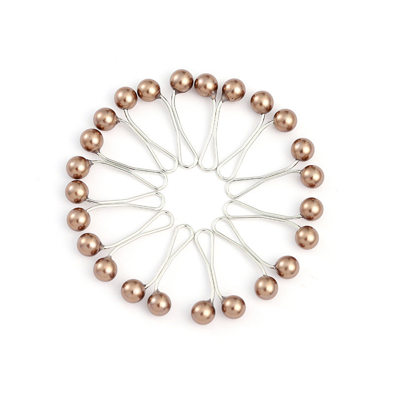 Jednostavna šarena biserna igla u obliku slova U, višebojni turban, biserna igla, izvrsna kopča za šal, muslimanski arapski šal, islamski dodaci, nakit