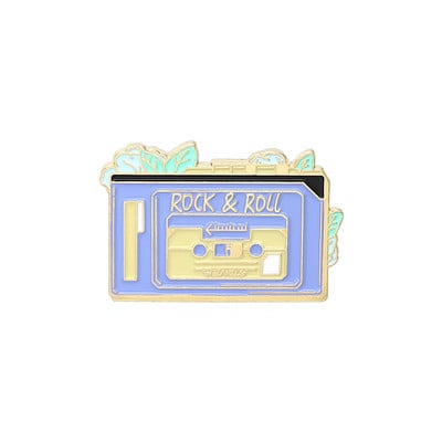 Emajlirane igle za pisaći stroj Vintage crveno crne metalne značke Broševi Jakne Torba za košulje Igle za rever Dodaci Nakit Pokloni za pisce