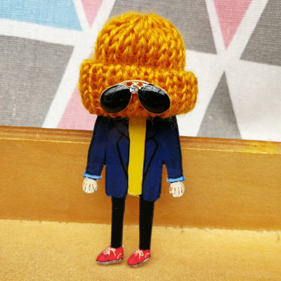 Foršas saulesbriļļu nozīmītes Akrila piespraude Sieviešu Apģērbi Žetons Apkakle Šalle Piespraude Piespraude Meitenes Dāvanas Apģērbu Aksesuāri