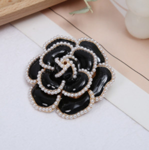 Καρφίτσες καμέλια καρφίτσα για γυναίκα κορίτσι ύφασμα στρας λουλούδια σήματα μόδας κοσμήματα αξεσουάρ Κορεατικά χειροποίητα χονδρική