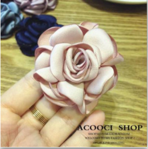 Καρφίτσες καμέλια καρφίτσα για γυναίκα κορίτσι ύφασμα στρας λουλούδια σήματα μόδας κοσμήματα αξεσουάρ Κορεατικά χειροποίητα χονδρική