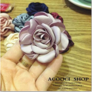 Καρφίτσες καμέλια καρφίτσα για γυναίκα κορίτσι ύφασμα στρας λουλούδια σήματα μόδας κοσμήματα αξεσουάρ Κορεατικά χειροποίητα χονδρική