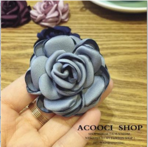Καρφίτσες καμέλια καρφίτσα για γυναίκα κορίτσι ύφασμα στρας λουλούδια σήματα μόδας κοσμήματα αξεσουάρ Κορεατικά χειροποίητα χονδρική