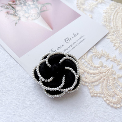 Καρφίτσες καμέλια καρφίτσα για γυναίκα κορίτσι ύφασμα στρας λουλούδια σήματα μόδας κοσμήματα αξεσουάρ Κορεατικά χειροποίητα χονδρική