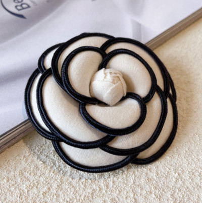 Καρφίτσες καμέλια καρφίτσα για γυναίκα κορίτσι ύφασμα στρας λουλούδια σήματα μόδας κοσμήματα αξεσουάρ Κορεατικά χειροποίητα χονδρική