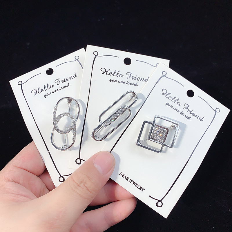 Modni geometrijski broš Neodsjajni fiksirani broševi za odjeću za žene Broš igla za ukrašavanje odjeće Nakit Dodaci Poklon