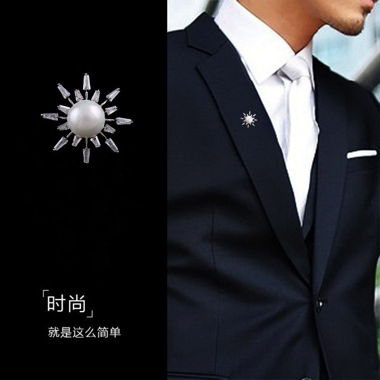 CINDY XIANG kubiskā cirkonija un pērļu apkakles piespraudes sievietēm mazas vara rotaslietas zvaigžņu dizaina aksesuāri 2 krāsu izvēle