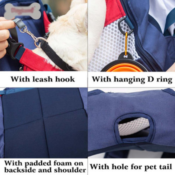 Чанта за домашни кучета Раница за носене Cat Dog Front Travel Dog Bag For Animals Small Medium Dog Bulldog Puppy Mochila Para Perro