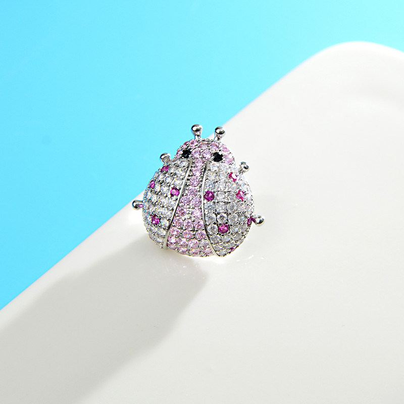 CINDY XIANG Kubni cirkonij Broševi bubamara za žene i muškarce Slatki kukci Pribadača Bakreni nakit 2 boje Dostupne poklon