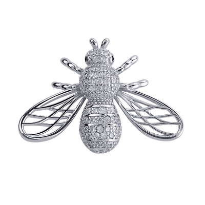 CINDY XIANG kubiskā cirkonija bišu apkakles piespraudes kukaiņu saktas sievietēm un vīriešiem vara rotaslietas 2 krāsās, augstas kvalitātes