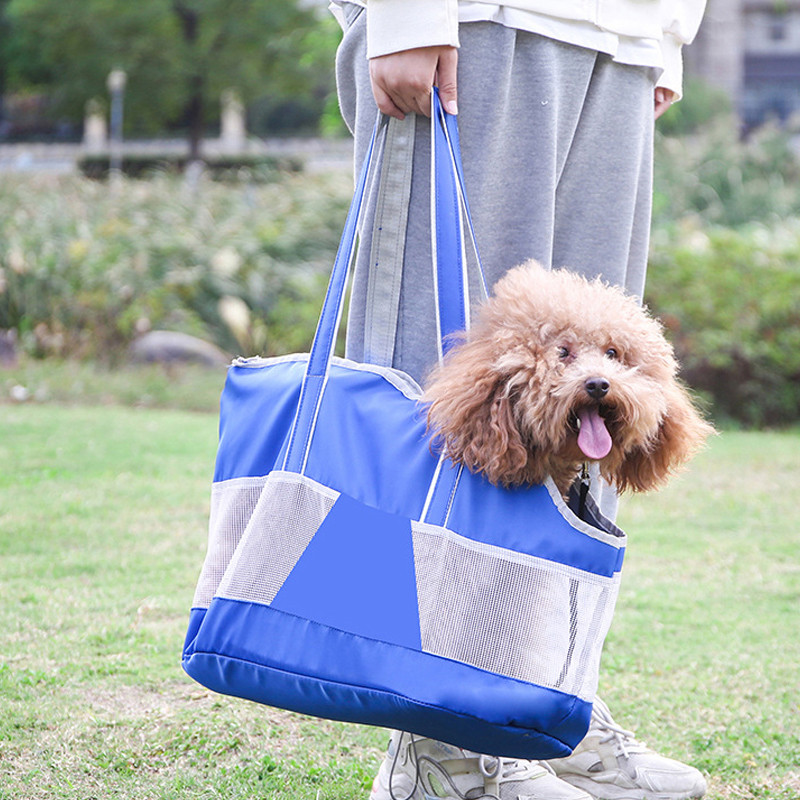 CAWAYI AUDZĒTAVA Suņu soma Kaķu nēsāšanas soma Pārnēsājama četru sānu tīkla virsma elpojoša mājdzīvnieku pārvadātājs rokassomiņa Ceļojumu kucēnu kaķēnu somas