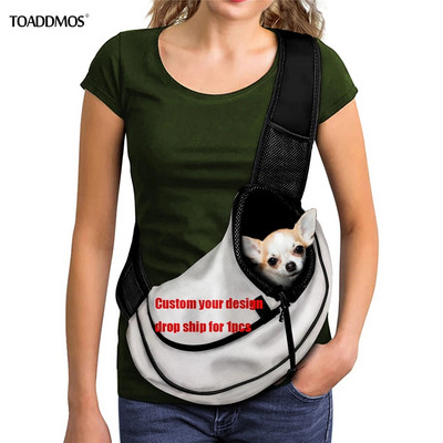 Simpatične crtiće s printom pizze, torbe za kućne ljubimce, torbe preko ramena, torbe za nošenje psića, udobnu mrežastu torbicu, dodatke za kućne ljubimce