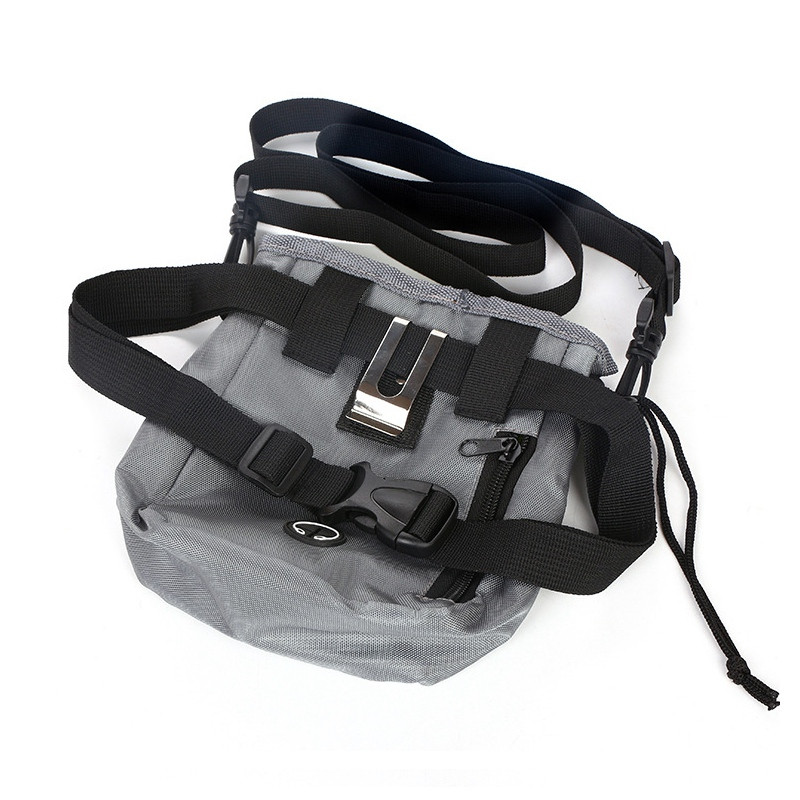 Prijenosna torba za poslastice za pse Vanjska torbica za poslastice za pse za dresuru Vreća za hranjenje Velik kapacitet Trener za kućne ljubimce Torba oko struka Potrepštine za pse