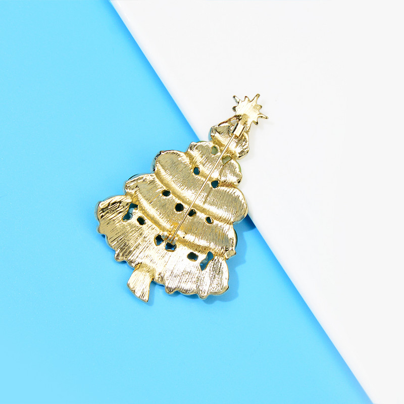 CINDY XIANG Opal Božićno drvce Broš Vintage Moda Prekrasna igla Dodaci za zimski kaput Dekoracija doma za zabavu Dobar dar