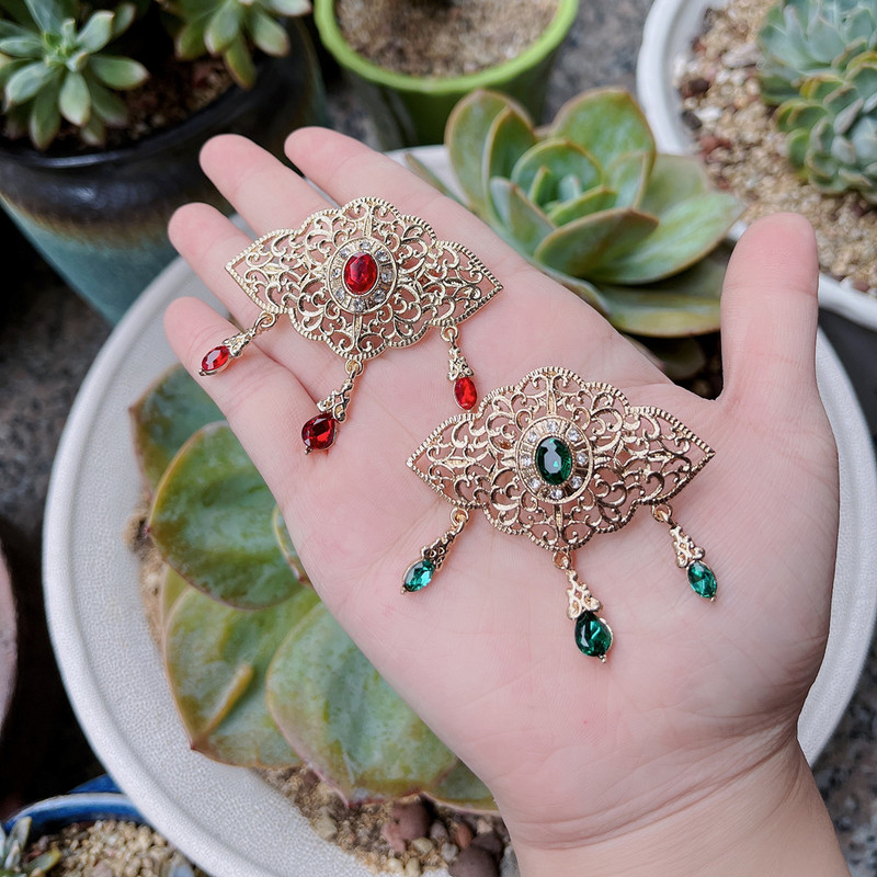 Neovisson 2022. Modni arapski broš zlatne boje za nježnu ženu Marokanski kaftan Modni stil Vjenčani nakit Romantični dar