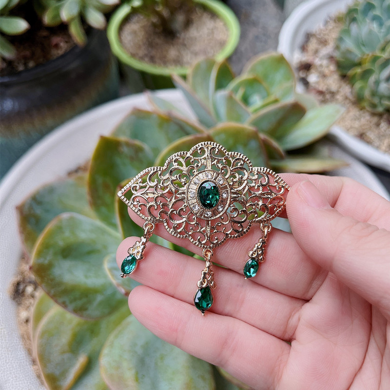 Neovisson 2022. Modni arapski broš zlatne boje za nježnu ženu Marokanski kaftan Modni stil Vjenčani nakit Romantični dar