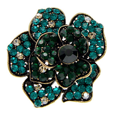 CINDY XIANG Rhinestone Large Camellia Flower Καρφίτσες για Γυναικείες Vintage Μόδα Χειμερινή Καρφίτσα Καρφίτσα 3 Διαθέσιμα Χρώματα Καλό δώρο