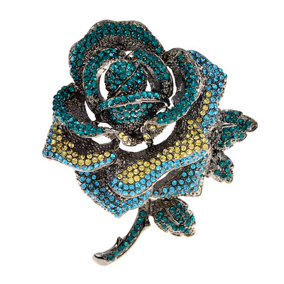 CINDY XIANG Luksuzni broš od kamenčića, velika ruža, Valentinovo, Buket pribadača, koržaž, zimski dodaci, nakit, dobar dar