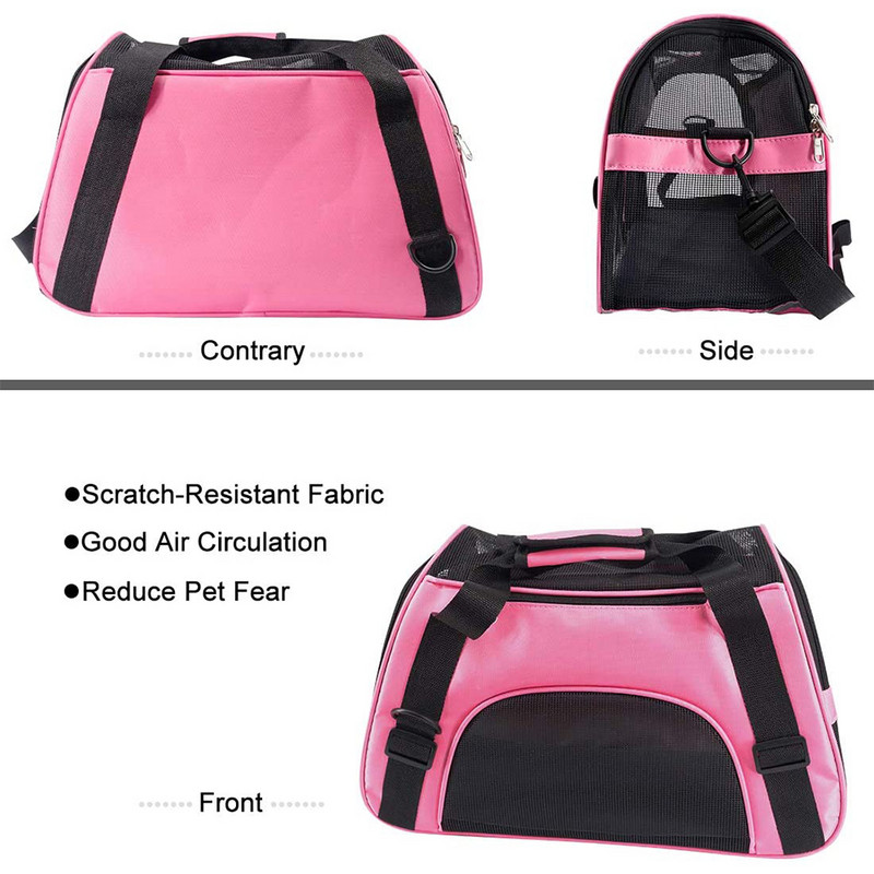 Sklopiva prijenosna torba za nošenje pasa za kućne ljubimce Torba za transport pasa Ruksak za kućne ljubimce Prozračna ručna torba za kućne ljubimce za odlazna putovanja za male pse