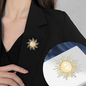 Modes Rhinestone Opāls Akmens Saules Piespraudes Piespraudes Sievietēm Meitenēm Eleganta Jauki Dzīvnieku Kristāla Korsāžas Piespraudes Apģērbi Rotaslietas Dāvana