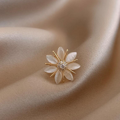 Modes Rhinestone Opāls Akmens Saules Piespraudes Piespraudes Sievietēm Meitenēm Eleganta Jauki Dzīvnieku Kristāla Korsāžas Piespraudes Apģērbi Rotaslietas Dāvana