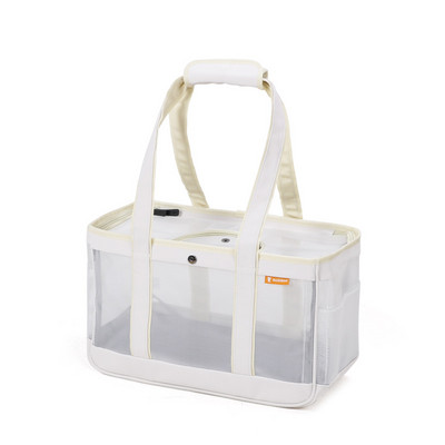 Mrežasta prozračna torba za nošenje pasa Kvadratna torba za transportnu kutiju za kućne ljubimce za Teddy Chihuahua Male srednje pse Torba za vanjske ljubimce