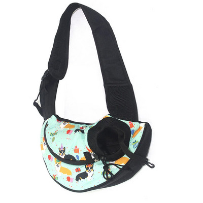 Mājdzīvnieku kucēnu pārnēsātājs S/L āra ceļojumu suns plecu soma Tīkla Oksfordas ērta slinga rokassomiņa somiņa