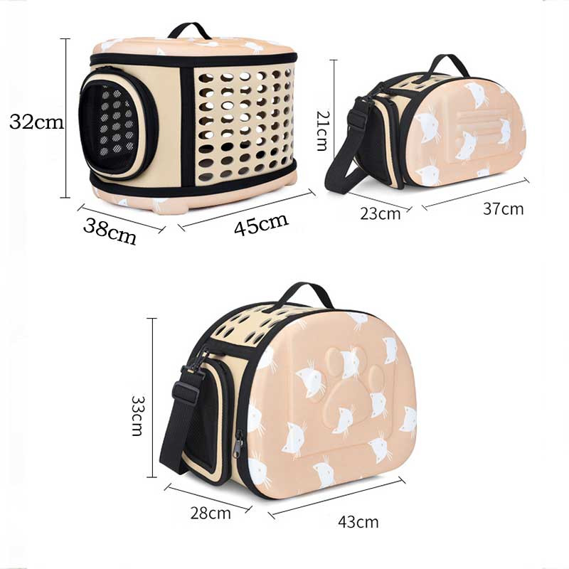 Mājdzīvnieku pārnēsātājs kaķim, mīksts pārvadātājs, salokāms, pārnēsājams mazs suņu soma Mājdzīvnieku ceļojumu soma kaķu transportēšanas soma kaķim āra plecu kaķa soma