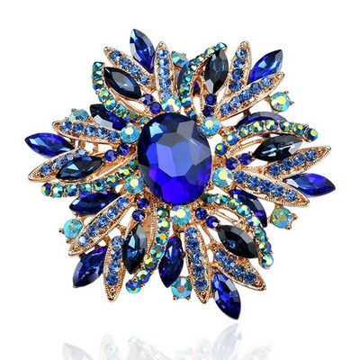 Modna osobnost, elegantni ružičasti broš s kristalnim cvijetom za žene, romantično vjenčanje, mladenka, djeveruša, nakit od kamenčića