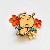 Anime slatki vilenjak Dragonite Messenger Zmaj značka Tvrdi emajl broš DIY ruksak igla za ovratnik Poklon za zabavu Nakit Ukrasna igla