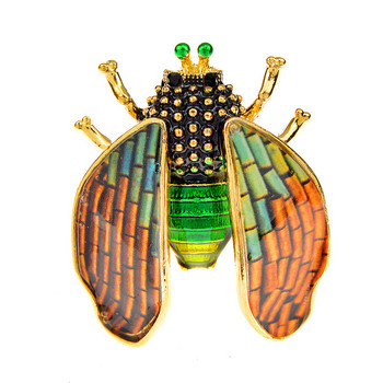 CINDY XIANG New Arrival Beetle Brooch Bug Pin 2 Διαθέσιμα χρώματα Μόδα έντομα κοσμήματα υψηλής ποιότητας