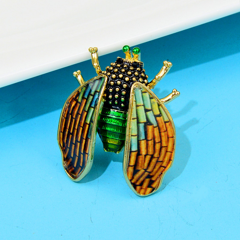 CINDY XIANG Novopristigli buba broš pribadača 2 boje dostupne modni nakit od insekata visoke kvalitete