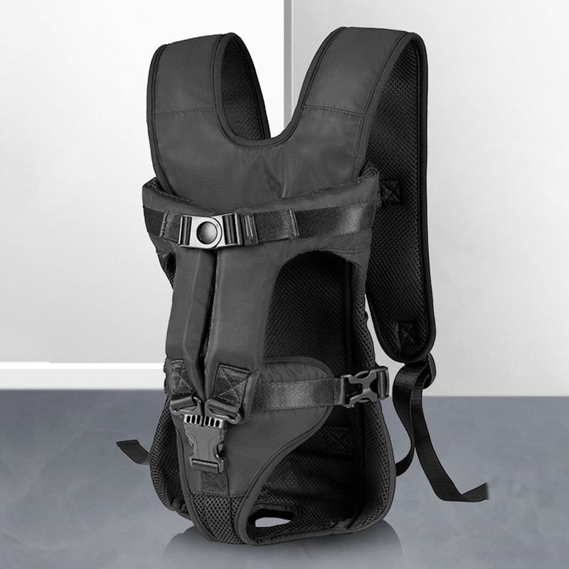 Brīvroku mājdzīvnieku mugursomas turētājs, elpojošs, regulējams kaķu suņiem, noņemams ceļojums brīvā dabā, priekšējā soma, kempings