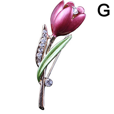 Ženski elegantni cvjetni dizajn Broševi Modna imitacija bisera Sjajni emajlirani metalni broš od vještačkih dijamanata Igle za odijelo za zabavu Dodaci