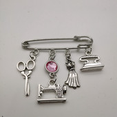 Personalizirane nove igle za šivaće strojeve, krojačke igle, škare, šik broševi