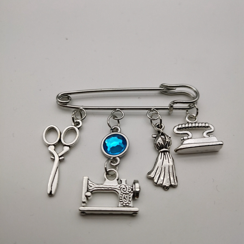 Personalizirane nove igle za šivaće strojeve, krojačke igle, škare, šik broševi