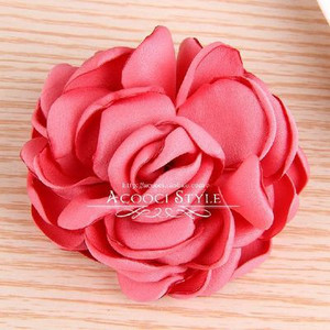 Korejska visokokvalitetna tkanina, kamelija, broševi s dvostrukom namjenom u obliku velikog cvijeta, odijelo, ovratnik, broš, igla, rever za ženske dodatke