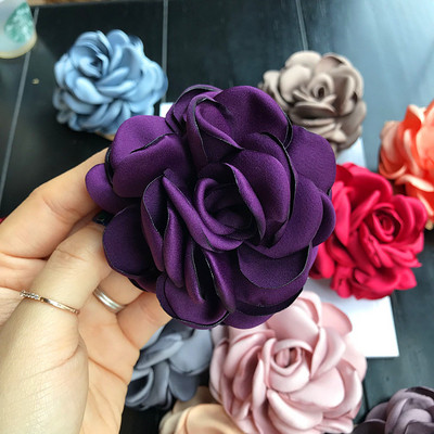 Korejska visokokvalitetna tkanina, kamelija, broševi s dvostrukom namjenom u obliku velikog cvijeta, odijelo, ovratnik, broš, igla, rever za ženske dodatke