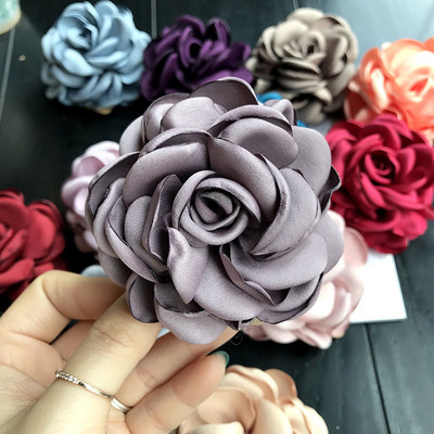 Korejska visokokvalitetna tkanina, kamelija, broševi s dvostrukom namjenom u obliku velikog cvijeta, odijelo, ovratnik, broš, igla, rever za ženske dodatke