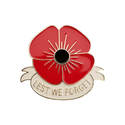 RSHCZY Crveni i ljubičasti broševi s makom za žene Vintage emajlirane igle za ruksake Šešir Torba Nakit Poklon Kopča za šal