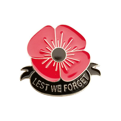 RSHCZY Crveni i ljubičasti broševi s makom za žene Vintage emajlirane igle za ruksake Šešir Torba Nakit Poklon Kopča za šal
