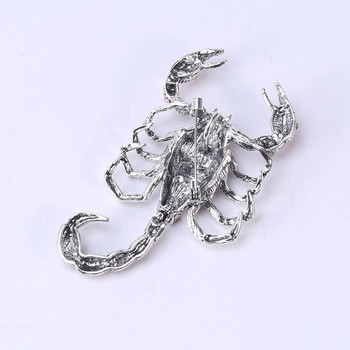 Νέο Crystal Animal Scorpion καρφίτσα Μεταλλικές καρφίτσες με έντομο πέτο Μόδα Κοστούμι Κορσάζ Γυναικεία και Ανδρικά Αξεσουάρ Ρούχων Κοσμήματα