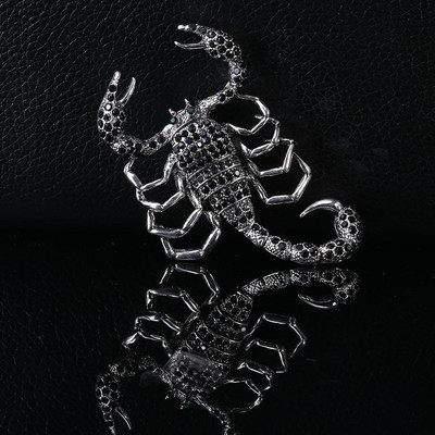 Nova kristalna životinja, škorpion, broš, metalni kukac, rever, modno odijelo, košulja, korzaž, ženski i muški odjevni dodaci, nakit