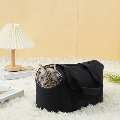 CAWAYI KENNEL Topla torba za nošenje za kućne ljubimce Traper torba za nošenje Ruksak Ručna torba Putna torba za malu mačku Psa Plišani krevet za štene Potrepštine za kućne ljubimce