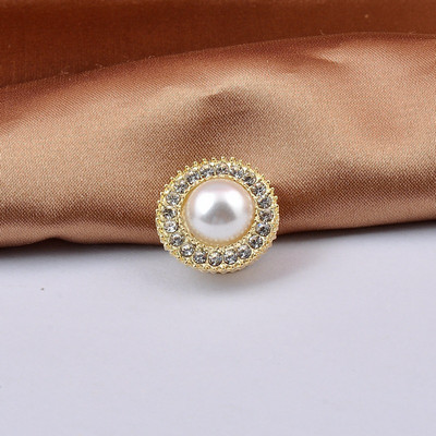 Nova moda pčela magnet broš biser vještački dijamant cvijet siguran hidžab bez rupa igle košulja šal kopča broševi za žene dodaci