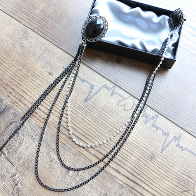 Posebna ponuda Vremenski ograničeni trendi broševi broševi europska muška odijela broš igla lanac s kićankama malo odijelo za i