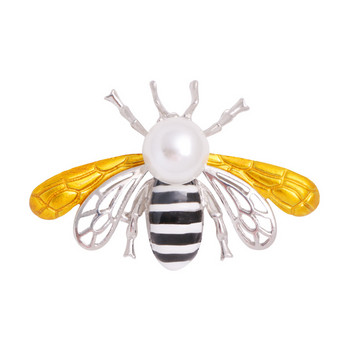 2011 New Insect Bee καρφίτσα σμάλτο καρφίτσα μαργαριτάρι Rhinestone Crystal Corsage Cardigan Coat γιακά Καρφίτσες για γυναίκες Ανδρικά κοσμήματα