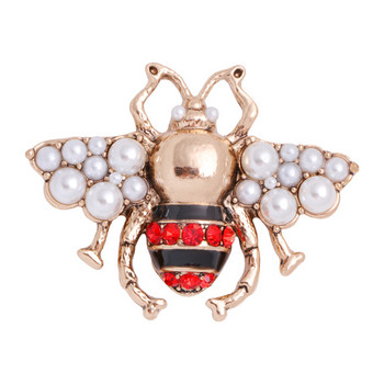 2011 New Insect Bee καρφίτσα σμάλτο καρφίτσα μαργαριτάρι Rhinestone Crystal Corsage Cardigan Coat γιακά Καρφίτσες για γυναίκες Ανδρικά κοσμήματα